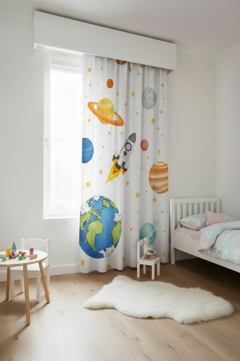 Çocuk odası Fon Perde 140x260