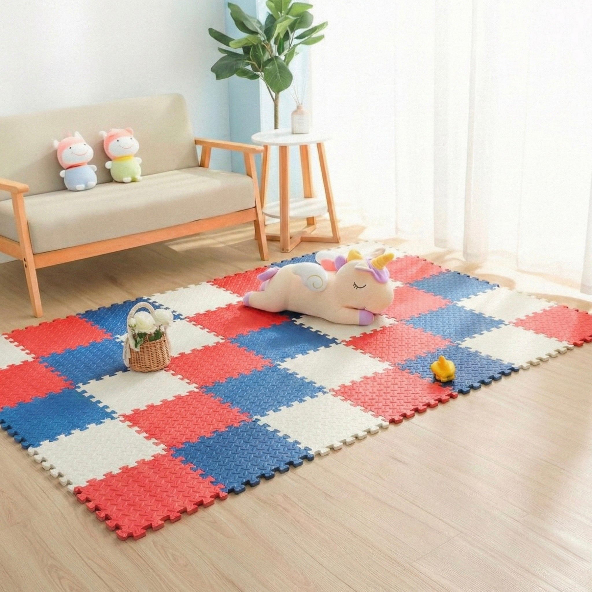 18 Parça Set 100x200 Kurulumlu Tatami Minder 33x33 13mm