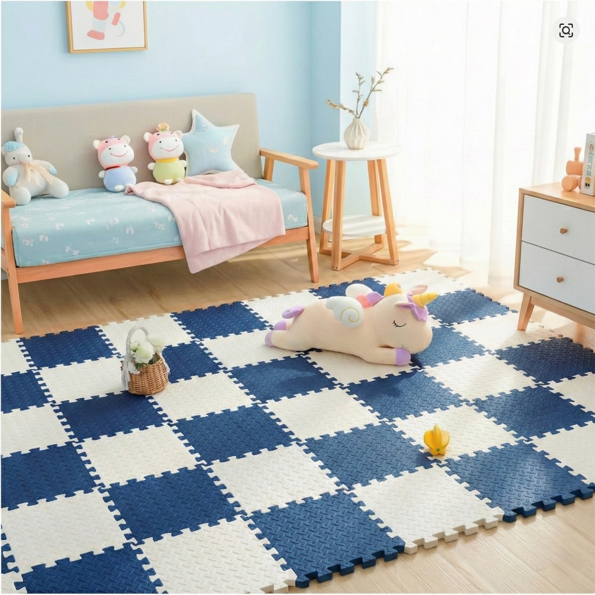 18 Parça Set 100x200 Kurulumlu Tatami Minder 33x33 13mm