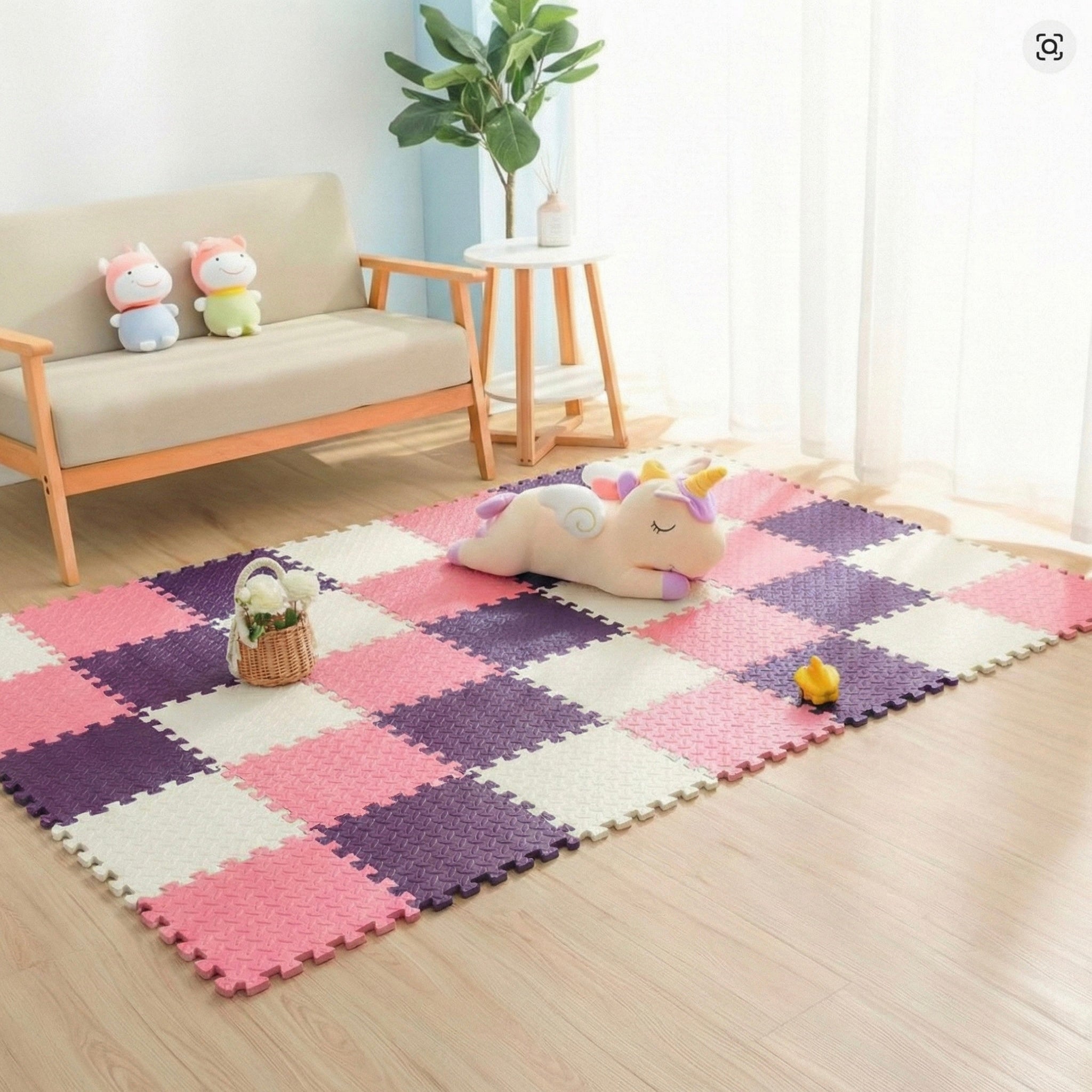 18 Parça Set 100x200 Kurulumlu Tatami Minder 33x33 13mm