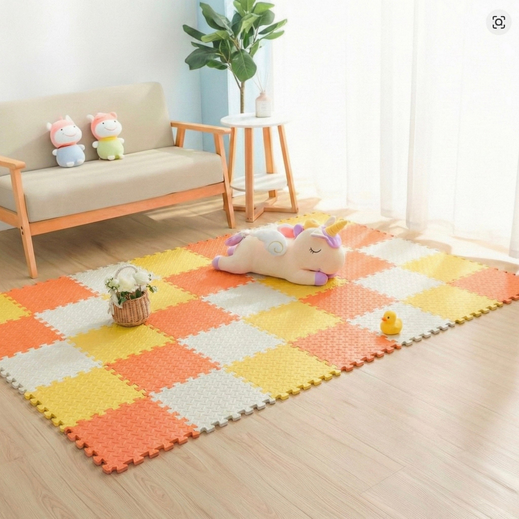 18 Parça Set 100x200 Kurulumlu Tatami Minder 33x33 13mm