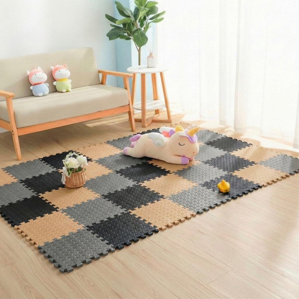 18 Parça Set 100x200 Kurulumlu Tatami Minder 33x33 13mm